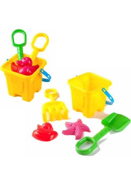 Renkli Kum Oyun Seti 5 Parça, Eğlenceli ve Güvenli Plaj Aktiviteleri