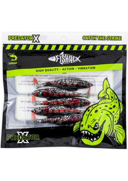 Silikon Sahte Balık - 4,5g 85MM - Fishack Predatorx - Uv Boyalı - Spark indirimleri