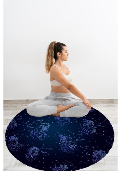 Yoga, Meditasyon,burçlar ve Mandala Temalı, Meditasyon, Salon, Mutfak, Oturma Odasıı Halısı 48 fırsatları