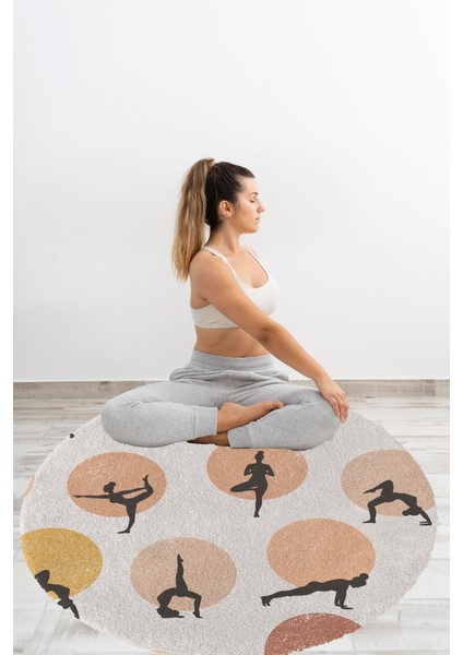 Yoga, Meditasyon,burçlar ve Mandala Temalı, Meditasyon, Salon, Mutfak, Oturma Odasıı Halısı 38 fırsatları