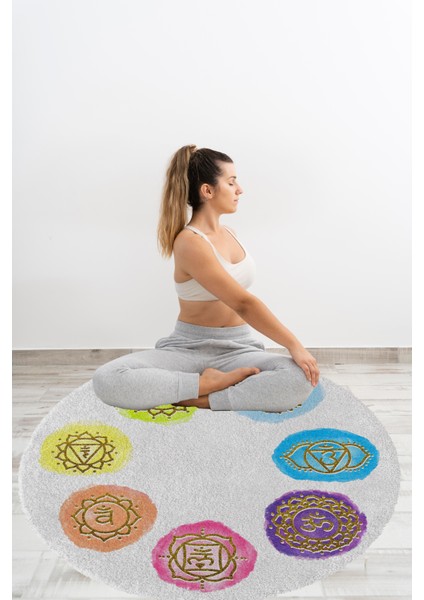 Yoga, Meditasyon,burçlar ve Mandala Temalı, Meditasyon, Salon, Mutfak, Oturma Odasıı Halısı 91 fırsatları