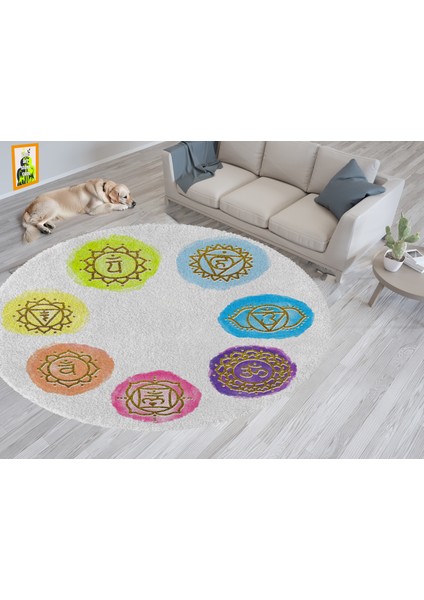 Yoga, Meditasyon,burçlar ve Mandala Temalı, Meditasyon, Salon, Mutfak, Oturma Odasıı Halısı 91 indirimleri