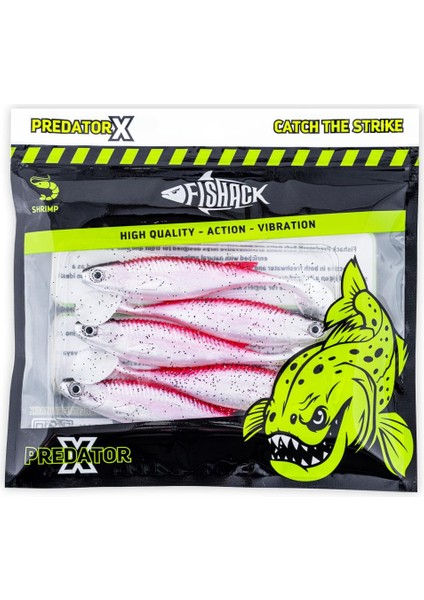 Silikon Sahte Balık - 10G 100MM - Fishack Predatorx - Chrome fırsatları