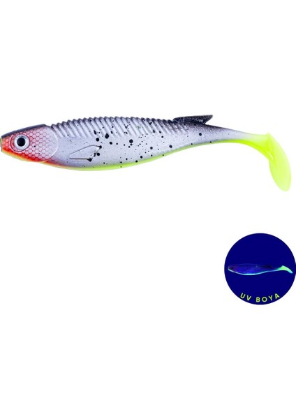 Silikon Sahte Balık - 10G 100MM - Fishack Predatorx - Uv Boyalı - Blade