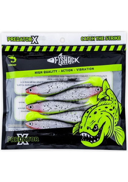 Silikon Sahte Balık - 10G 100MM - Fishack Predatorx - Uv Boyalı - Blade fırsatları