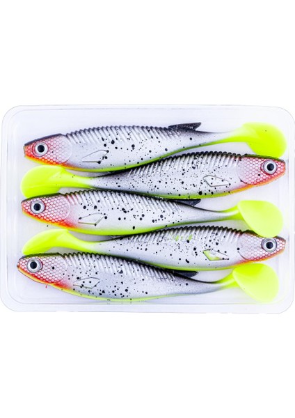 Silikon Sahte Balık - 10G 100MM - Fishack Predatorx - Uv Boyalı - Blade indirimleri