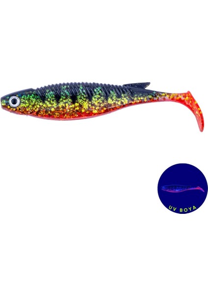 Silikon Sahte Balık - 10G 100MM - Fishack Predatorx - Uv Boyalı - Strike