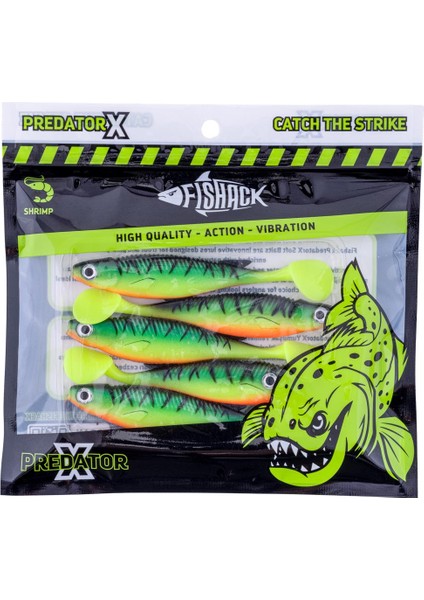Silikon Sahte Balık - 10G 100MM - Fishack Predatorx - Uv Boyalı - Drill indirimleri