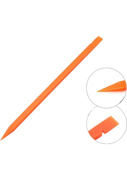 Turuncu Çift Taraflı Telefon Tablet Psp Kapak Açma Aparatı Spudger