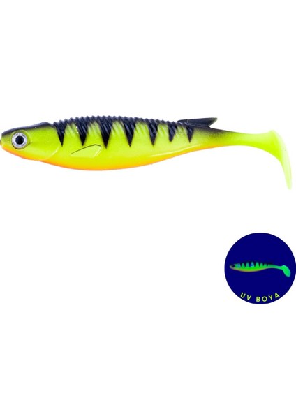 Silikon Sahte Balık - 10G 100MM - Fishack Predatorx - Uv Boyalı - Twitch