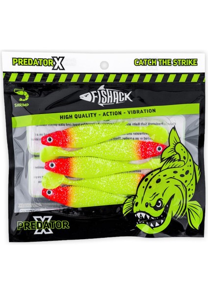 Silikon Sahte Balık - 10G 100MM - Fishack Predatorx - Uv Boyalı - Solar indirimleri