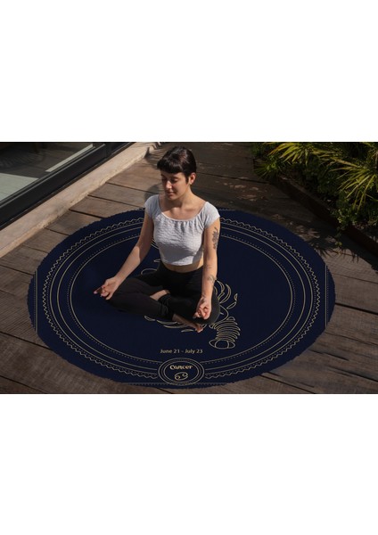 Yoga, Meditasyon,burçlar ve Mandala Temalı, Meditasyon, Salon, Mutfak, Oturma Odasıı Halısı 21