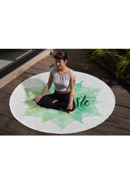 Yoga, Meditasyon,burçlar ve Mandala Temalı, Meditasyon, Salon, Mutfak, Oturma Odasıı Halısı 68