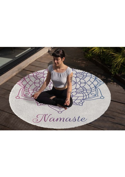 Yoga, Meditasyon,burçlar ve Mandala Temalı, Meditasyon, Salon, Mutfak, Oturma Odasıı Halısı 76