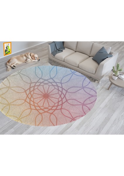 Yoga, Meditasyon,burçlar ve Mandala Temalı, Meditasyon, Salon, Mutfak, Oturma Odasıı Halısı 119 indirimleri