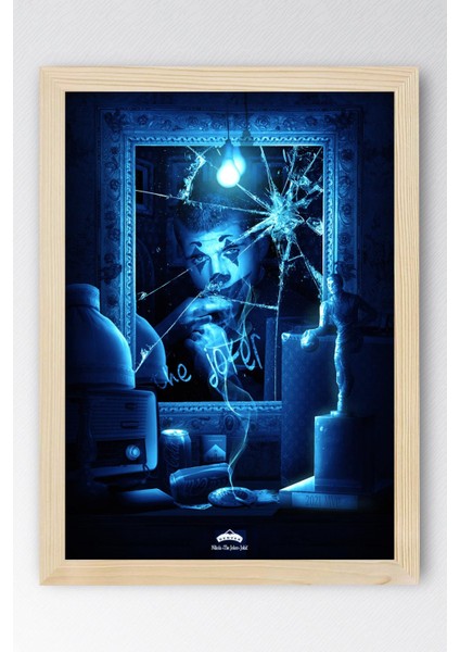 Nikola Jokic Joker Çerçeveli Tablo - Basketbol Nba Posteri Tablo