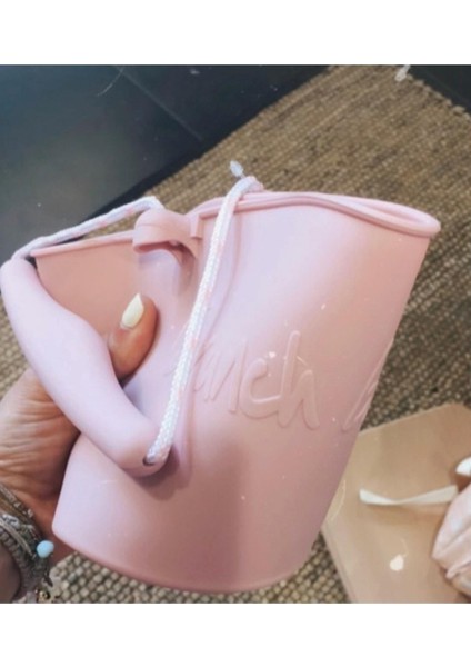 Pratik Katlanabilir Kova ve Kürek Seti, Şık Pembe Renk Seçeneğiyle Kolay Kullanım modelleri