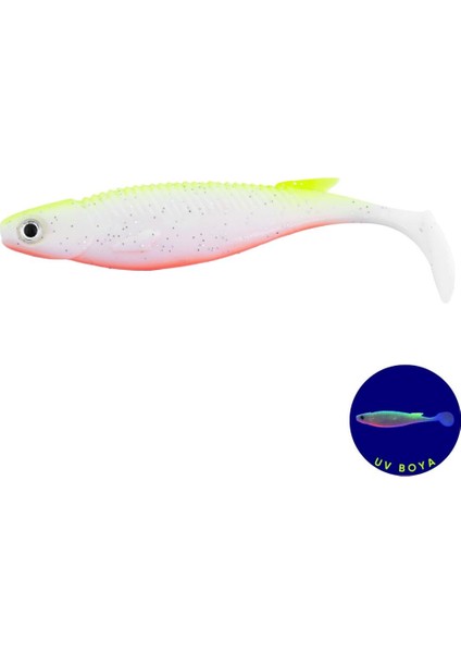 Silikon Sahte Balık - 10G 100MM - Fishack Predatorx - Uv Boyalı - Mist