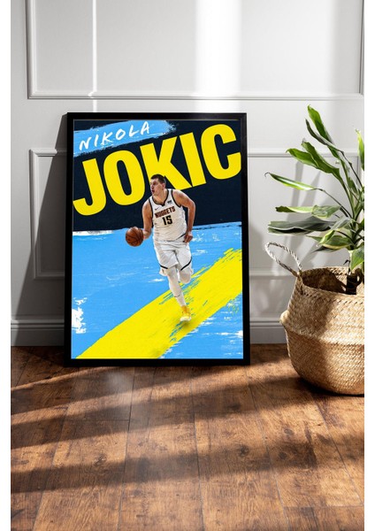 Nikola Jokic Çerçeveli Tablo - Basketbol Nba Posteri Tablo fiyatları
