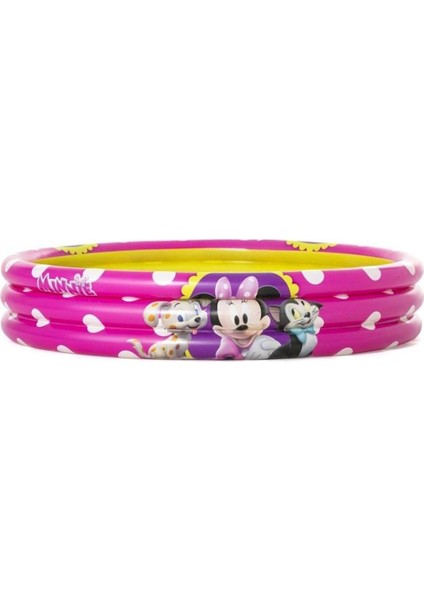 Sevimli Minnie Mouse Desenli Bej Çocuk Havuzu, Eğlence Dolu Yaz Keyfi! indirimleri