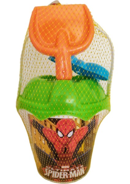 Turuncu Spiderman Kova Seti, Eğlenceli ve Renkli Çocuk Oyuncağı Seti