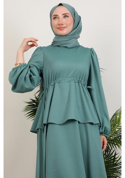 Sümeyra Tesettür Elbise Mint indirimleri