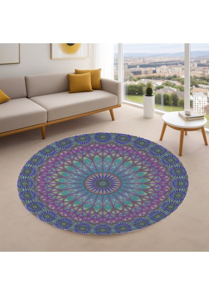 Yoga, Meditasyon,burçlar ve Mandala Temalı, Meditasyon, Salon, Mutfak, Oturma Odasıı Halısı 07 fiyatları