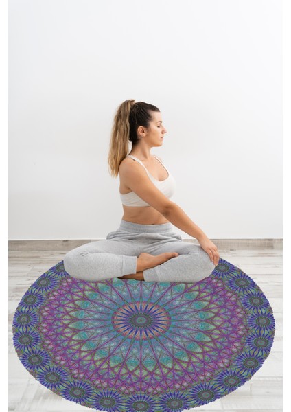 Yoga, Meditasyon,burçlar ve Mandala Temalı, Meditasyon, Salon, Mutfak, Oturma Odasıı Halısı 07 fırsatları