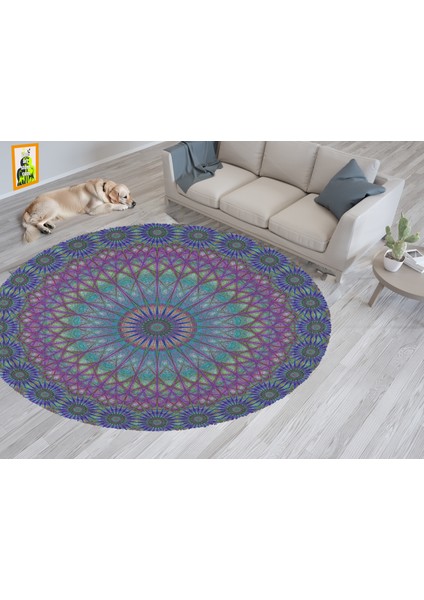 Yoga, Meditasyon,burçlar ve Mandala Temalı, Meditasyon, Salon, Mutfak, Oturma Odasıı Halısı 07 indirimleri