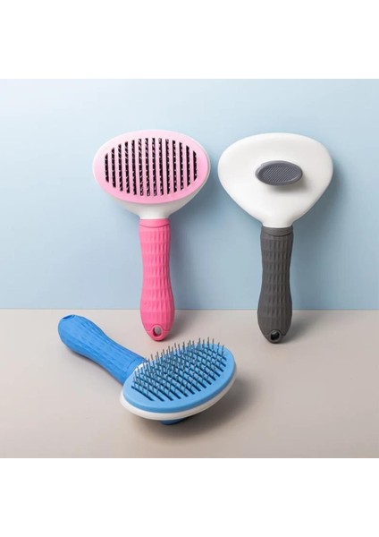 Kedi Tarağı - Otomatik Temizlenen Tuşlu - Mavi (8601) modelleri