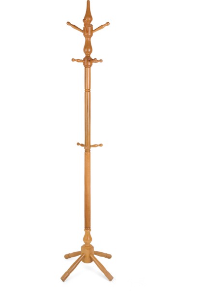 Tornalı Askılık - Natürel -174 cm