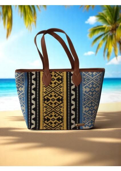 Otantik Desen Kadın Omuz Çantası Kula Model Kulaçantam3 fırsatları