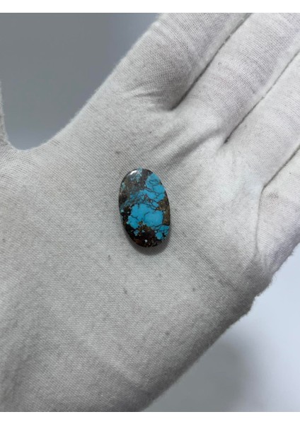Okyanus Temalı Doğal Kabaşon Firuze Taşı 16,4 Karat - Turkuaz Taşı 3,30 Gram fiyatları