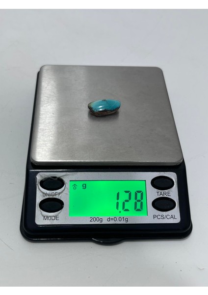 Okyanus Temalı Doğal Kabaşon Firuze Taşı 6,3 Karat - Turkuaz Taşı 1,27 Gram indirimleri