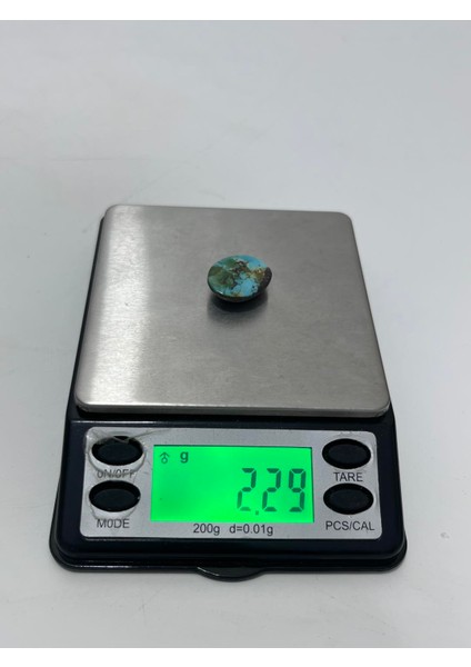 Okyanus Temalı Doğal Kabaşon Firuze Taşı 11,3 Karat - Turkuaz Taşı 2,28 Gram indirimleri