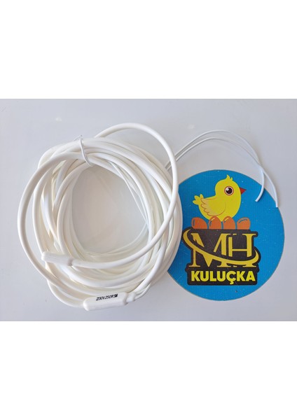 Kuluçka Rezistansı Silikon Drenaj Kablo 5 Metre 220V 250W