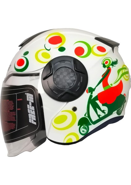 665 Açık Motosiklet Kaskı