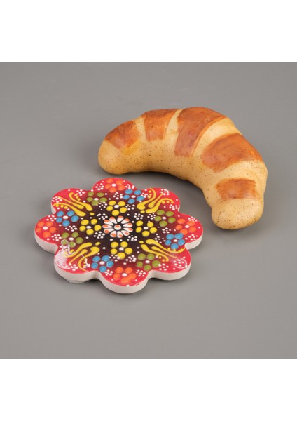 Çini Bardak Altlığı - Renkli - 11 cm modelleri