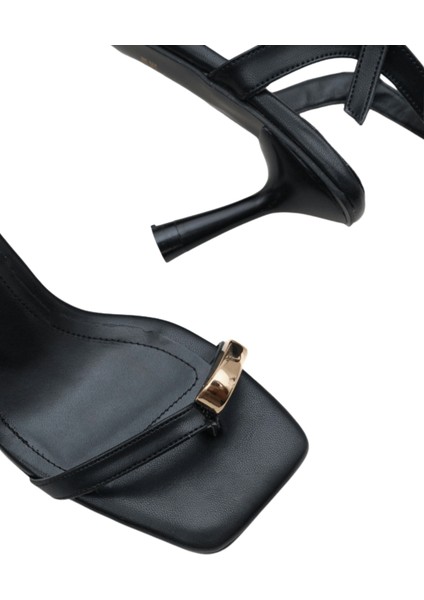 Kadın Gold Detaylı Topuklu Günlük Şık Topuklu Ayakkabı fırsatları