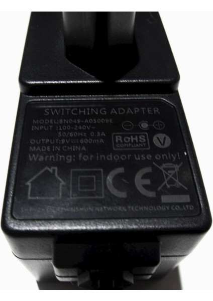 BN049-A05009E 9V 0.6A Modem ve Arduino Uyumlu Plastik Kasa Priz Tipi Adaptör indirimleri