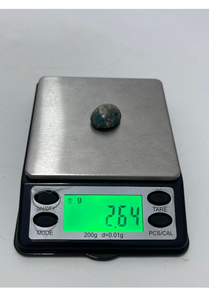 Okyanus Temalı Doğal Kabaşon Firuze Taşı 13 Karat - Turkuaz Taşı 2,63 Gram indirimleri