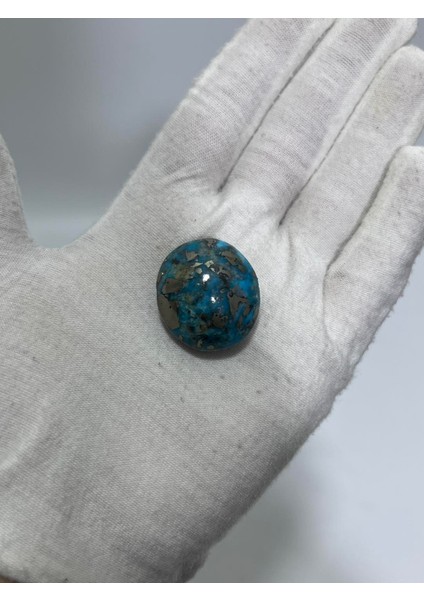 Okyanus Temalı Doğal Kabaşon Firuze Taşı 78,8 Karat - Turkuaz Taşı 15,77 Gram fiyatları