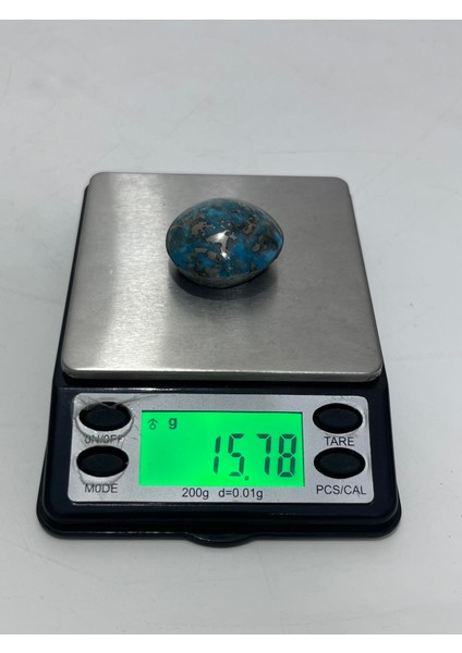 Okyanus Temalı Doğal Kabaşon Firuze Taşı 78,8 Karat - Turkuaz Taşı 15,77 Gram indirimleri