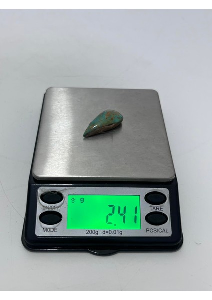 Okyanus Temalı Doğal Kabaşon Firuze Taşı 12 Karat - Turkuaz Taşı 2,40 Gram indirimleri