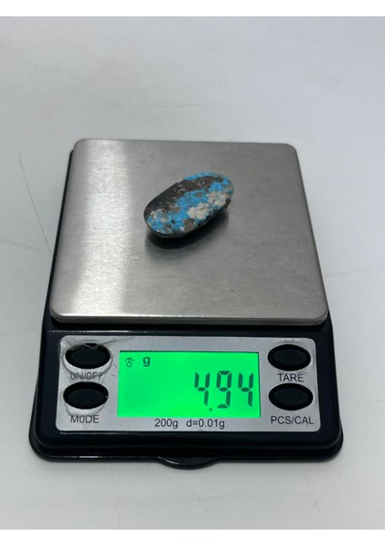 Okyanus Temalı Doğal Kabaşon Firuze Taşı 24,5 Karat - Turkuaz Taşı 4,93 Gram indirimleri