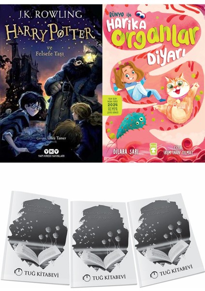 Harry Potter ve Felsefe Taşı ve Bünyo ile Harika Organlar Diyarı + Hediyeli