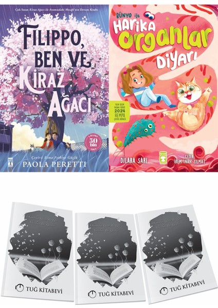 Filippo Ben ve Kiraz Ağacı ve Bünyo ile Harika Organlar Diyarı + Hediyeli
