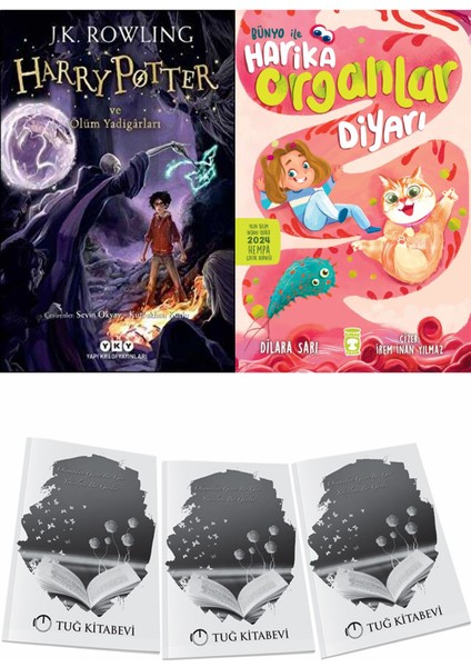 Harry Potter ve Ölüm Yadigârları ve Bünyo ile Harika Organlar Diyarı + Hediyeli