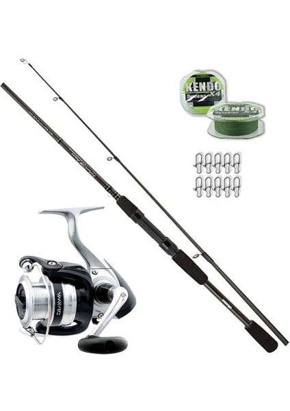 Daiwa Strikeforce 2500 - Okuma Wavepower 244CM 15-40GR Spin Olta Seti
