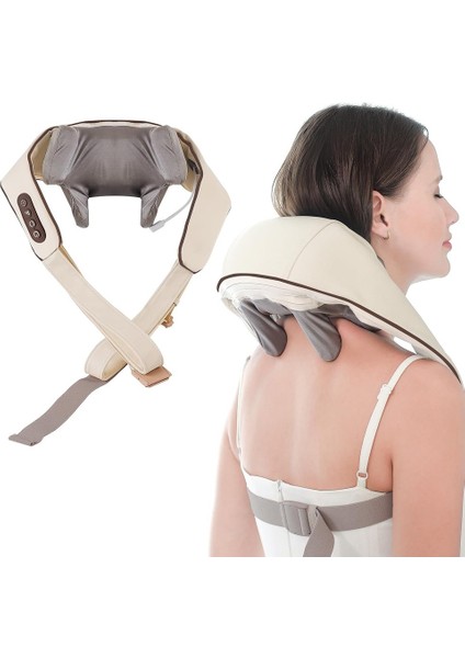 Ovmalı ve Isıtmalı Masaj Aleti Şarjlı Sırt Masaj Aleti Boyun - Sırt - Bacak - Tüm Vücut Masaj